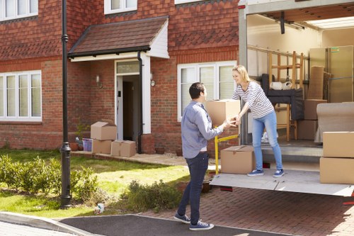 Professional removals service planning a move in Westhendon