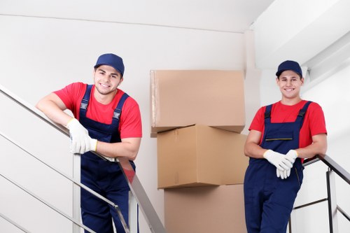 Wrapped wooden and upholstered furniture ready for long-term storage