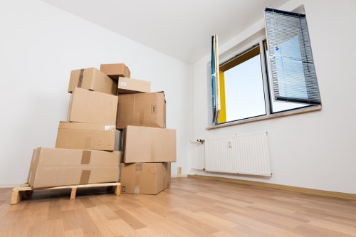 Westhendon man and van team transporting boxes and household items