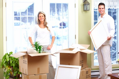 Packing boxes for a Westhendon home move